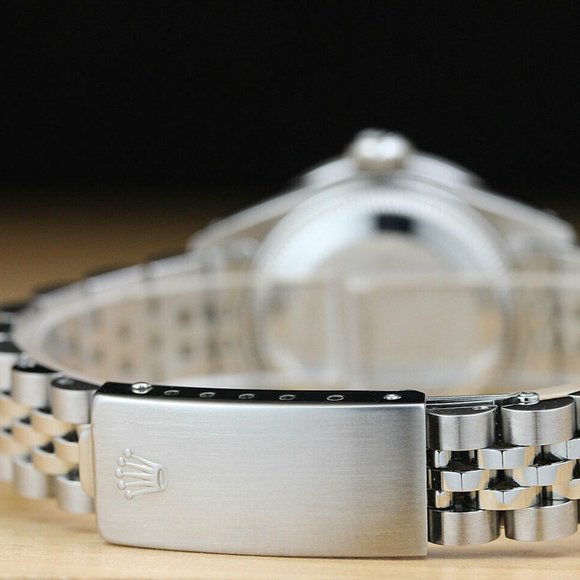 Sale! Rolex Pink Date 18k White Gold Ladies Watch - Picture 6 of 6